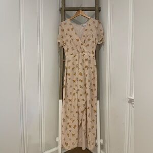 Madewell Field Bouquet Silk Wrap-Front Maxi Dress 4